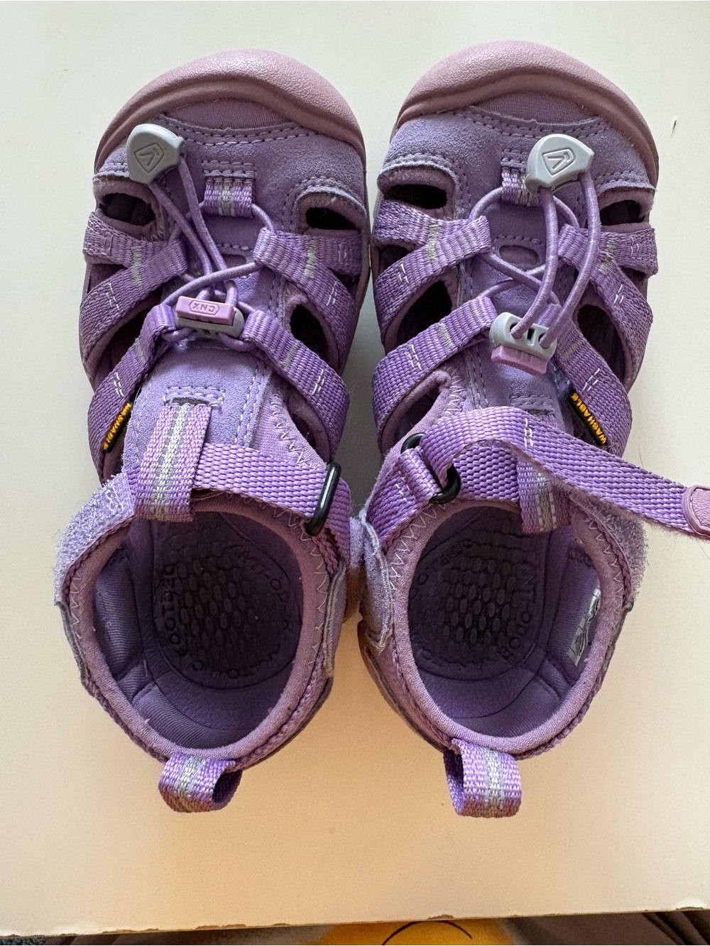 Keen CNX Kids Purple Closed-Toe Active Sandals Purple Hiking Waterproof US 12